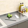 XXL cooked meat baking tray, double-sided cutting board, stainless steel rolling plate, breakfast tray, suitable for fruits, vegetables, meats,