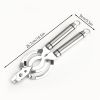 1pc, Can Opener, 304 Stainless Steel Jar Opener, All Metal Construction Adjustable Jar Opener, Can Bottle Opener Gripper, For Weak Hand, Elderly,