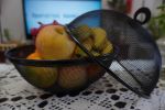 Fruit Basket With Lid - Decorative Fruit Bowl Metal Wire Basket Covered Fruit Bowl Strainer For Fruits Vegetables Fruit Display Stand Keeps Flies
