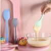 1pc All-in-one High-quality Silicone Scraper Baking Tool, Heat-resistant Silicone Scraper, Cream Cake Spatula, Baking Shovel Knife