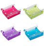 Refrigerator Pull out Bins - Hanging Retractable Fridge Shelf - Green