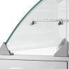 Hot Dog Roller 5 Rollers 12 Hot Dogs Capacity, 750W Stainless Sausage Grill Cooker Machine with Dual Temp Control Glass Hood Acrylic Cover Bun