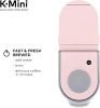 Single Serve K-Cup Pod Coffee Maker, 6 to 12oz Brew size, with Cord Storage,Dusty Rose - Portable