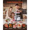 Electric Meat Grinder, 5 Lbs/Min Capacity, #8 Meat Mincer with 3 Grinding Plates, 3 Sausage Stuffing Tubes & Kubbe Kit, 700W/0.77HP Sausage Stuffer