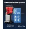 Slushie Machine, 6L/1.6Gal Commercial Slushy Maker, Frozen Drink Maker with Self-Cleaning, Margarita Machine for Restaurants Bars Party for