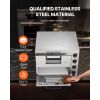 Commercial Pizza Oven Countertop, 16-Inch Double Deck Layers, Stainless Steel Electric Pizza Oven with Stone and Handle, Multipurpose Indoor Pizza