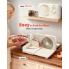 Meat Slicer, 6.7" Foldable Electric Cutter with Dual Security Lock, 0-0.59" Adjustable Thickness, Easy to Clean, 180W Home Food-Slicer for Frozen