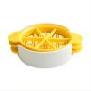 1pc 3 In 1 Egg Slicer, Multi-functional Egg Cutter, Kitchen Creative Tools - Yellow