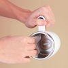 Fully Automatic Stirring Cup 380ml, Portable Rechargeable Coffee Milk Mixed Magnetic Water Cup, Small Kitchen Appliances - Black