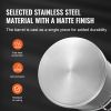 Stainless Steel Stockpot, 42 Quart Large Cooking Pots, Cookware Sauce Pot with Basket, Lid, and Handle, Heavy Duty Commercial Grade Stock Pot,