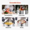 Stainless Steel Stockpot, 84 Quart Large Cooking Pots, Cookware Sauce Pot with Basket, Lid, and Handle, Heavy Duty Commercial Grade Stock Pot,