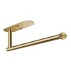 Kitchen Towel Holder, Cabinet Wall Mount Rack, Adhesive Tissue Holder, Tissue Roll Holder - Silvery