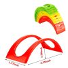 3/6pcs, Mexican Muffin Bracket, Taco Pancake Rack, Taco Holder, Kitchen Food Grade Corn Roll Rack - 6 Pieces Of Red, Yellow And Green