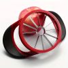 Apple Slicer Corer, Stainless Steel Upgrade 12 Sharp Apple Slicer Large, Ergonomic Plastic Handle Non-slip And Easy To Hold, Kitchen Fruit Divider
