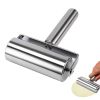 1pc, Baker Roller, 360 Degree Rolling Baker Roller, Stainless Steel Roller For Baking, Creative Stainless Steel Dough Roller, Non-stick Pastry