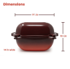 Flippin Your Bird - Roasting Pan - FYBRSTSST16L