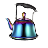 2L Whistling Kettle For Gas Stove Induction Cooker Stainless Steel Whistling Kettle Tea Kettle Water Bottle Coffee Tea Pot - Titanium