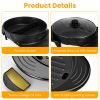 2 in 1 Electric Hot Pot with BBQ Grill Cooker 2200W Smokeless Non-Stick Korean BBQ Grill Shabu Hot Pot with Independent Temperature Control 5 Gears