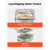 Electric Food Steamer 13.7 QT 2-Tier Stainless Steel for 3-6 Servings, 1500W Vegetable & Meal Steamer for Cooking with 9 Pre-Programmed Settings,