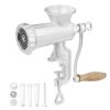 Manual Meat Grinder, Heavy Duty Cast Iron Hand Meat Grinder with Steel Table Clamp, Meat Mincer Sausage Maker with 1 Cutting Blade, 2 Cutting