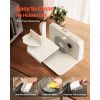 Meat Slicer, 6.7" Foldable Electric Cutter with Dual Security Lock, 0-0.59" Adjustable Thickness, Easy to Clean, 180W Home Food-Slicer for Frozen