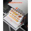 Commercial Convection Oven, 4.24 cu.ft Countertop Oven for Full-Size Pans, Electric Convection Ovens with 4 Racks, 360° Hot Air Circulation, for