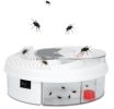 USB Powered Electric Fly Trap Automatic Flycatcher Rotating Fly Pest Repellent Tool For Home Kitchen Restaurant - White