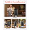 Insulated Beverage Dispenser, 3.2 Gal/12L Stainless Steel Thermal Drink Server with Spigot & Temp Display, Suitable for Hot and Cold Drinks, for