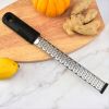 1pc Stainless Steel Lemon Zester & Cheese Grater, Fruit Scraper Planer, Kitchen Gadget - 11.81in*1.25in