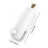 1pc Sealing Machine Mini Heat Sealer, Upgraded USB Charging 2 In 1 Heat Sealer Cutter Rechargeable Bag Resealer, Portable Handheld Heat Vacuum