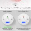 1-6Pcs CO Sensor Carbon Monoxide Detector Sound Independent CO Poisoning Warning Alarm Detectors Meter Kitchen Fireplace Indoor - CN - 3PCS