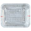 (3 pack) Aluminum Half Steam Table Pans, 12.75 x 10.38 x 2.81 inch, 4 Count per Pack. - white