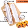 1pc Sushi Maker Set - Quick and Easy DIY Rice Mold Bazooka Roller Kit with Vegetable and Meat Rolling Tool - White