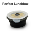GLIDER LB Black Bento Premium Lunch Box & Food Storage Containers - Black - Small