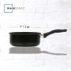 2 qt Non-Stick Aluminum Saucepan, Black - Black