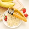 Kitchen Supplies Banana Slicer 304 Stainless Steel Ham Sausage Cutter - 1pcs