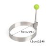 1pc Stainless Steel Fried Egg Pancake Shaper Omelette Mould - Circular