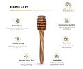 Natural Olive Wood Honey Spoon Dipper - Premium Handcrafted Eco Friendly 6 Inch Wooden Honeycomb Stirrer Wand for Tea Jar Drizzle, Perfect Kitchen