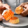 12pcs/Set, Silicone Baking Cups, Reusable Cupcake Liners, Home Cake Molds, Standard Size Muffin Liners, Dishwasher Safe, Baking Tools, Kitchen