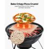 Pizza Stone, 16 x 14 x 0.6 Inch Rectangular Cordierite Pizza Stone, Large Baking-Stone with Scraper, 1450Fahrenheit Heat-Resistant Cordierite
