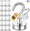 Magnetic Hooks, 30lbs+ Magnet Hook 2026 Cruise Cabin Ship Essentials Heavy Duty Strong Magnets Refrigerator Fridge Hanging for Classroom Beach