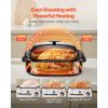 Roaster Oven, 18QT Electric Roaster Oven, 150-450 F Adjustable Temp Electric Roasting Pan, Multifunctional Electric Roaster Oven with Self-Basting