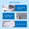 Countertop Ice Maker, Rich Black, 9 Bullet Cubes, 2 Ice Sizes, 26 lbs/24H with Removable Washable Tray Scoop, with Self-Cleaning Function - 1 Pack