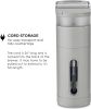 Single Serve K-Cup Pod Coffee Maker, 6 to 12oz Brew size, with Cord Storage, Perfect for Small Spaces, Studio Gray - Portable