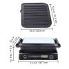 7 IN 1 Commercial Electric Griddle, 14.4" 1800W Indoor Countertop Grill, Restaurant Teppanyaki Grill with Non Stick Iron Cooking Plate, 0-446