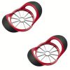 Apple Slicer Corer, Stainless Steel Upgrade 12 Sharp Apple Slicer Large, Ergonomic Plastic Handle Non-slip And Easy To Hold, Kitchen Fruit Divider