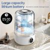 Portable Washing Machine, Compact Mini Washing Machine for Delicates & light garments, Cordless Portable Washer, 1.4L White Mini Washer, Great for