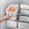 Storage Box Fridge Organizer Fresh Vegetable Fruit Boxes Drain Basket Storage Containers Pantry Kitchen Organizer For Kitchen - 3150ML