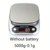 Kitchen Electronic Scale, Food Cooking Digital Electronic Scale, Jewelry Scale, Balancing Scale, Baking Scale, Coffee Scale - 5000g-0.1g Without