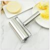 1pc, Baker Roller, 360 Degree Rolling Baker Roller, Stainless Steel Roller For Baking, Creative Stainless Steel Dough Roller, Non-stick Pastry